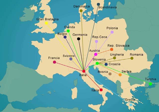 International Network More and more customers are asking the combined transport operators for a wider range of services throughout the whole European territory.