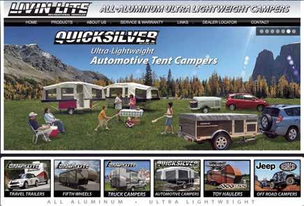 Visit Our Website LIVIN LITE Recreational Vehicles is committed to continuous quality improvement. As such, we are consistently upgrading our campers to make them the best that they can be.