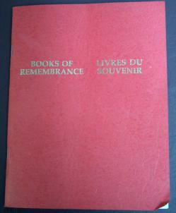 Document Book of Remembrance sent to 11 (Victoria)