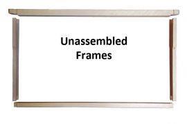 Unassembled Frames 9 1/8" (23.18 cm) Unassembled 6 1/4" (15.88 cm) Unassembled Select Grade Frames Wedged Top Select Grade Frames - Wedged Top & Groove Bottom Cs.