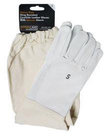 Gloves and Leg Straps Economy Cowhide Leather Gloves These Economy Leather Gloves feature a soft cowhide leather lower