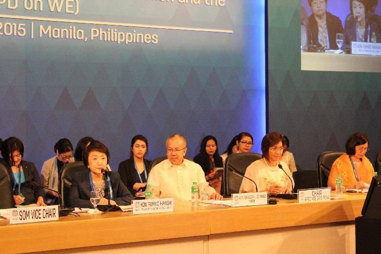 issues The APEC Women and the Economy Forum, in Manila ( September