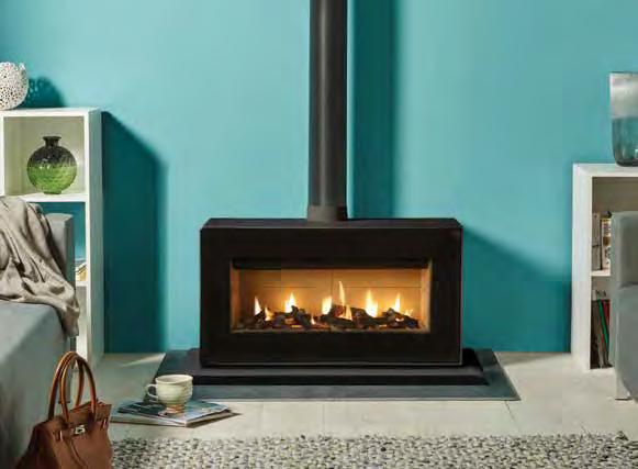 Studio 1 and 2 Freestanding models can be fitted with either a balanced or conventional flue, allowing for numerous installation possibilities. Key Details Max Heat Output: Studio 1-5.