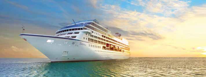 Riviera s refined ambiance truly embodies the unparalleled Oceania Cruises experience. Spacious accommodations in every category showcase luxurious designer touches and lavish bathrooms.