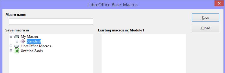 Kako bi se uključila mogućnost izrade makro naredbi potrebno je najprije otići na Tools -> Options -> LibreOffice -> Advanced te označiti kućicu ispred Enable macro recording.