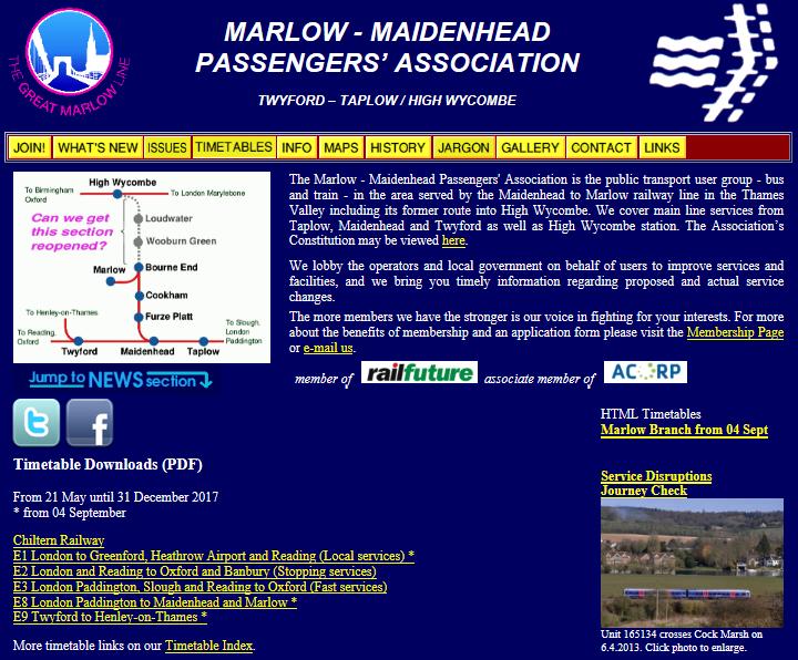 Best Website: Silver Award Marlow-Maidenhead