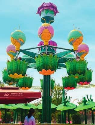 At Wanda Hefei, we have installed three classic rides in the shape of a