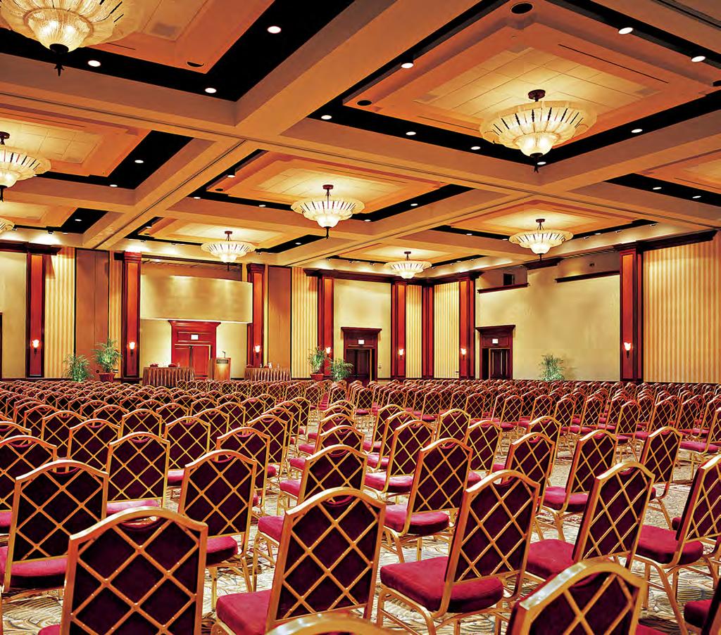 EVENT SPACE All meeting rooms and ballrooms offer modern technology and cutting edge amenities to ensure that every meeting and exhibition detail is executed with ease and precision.
