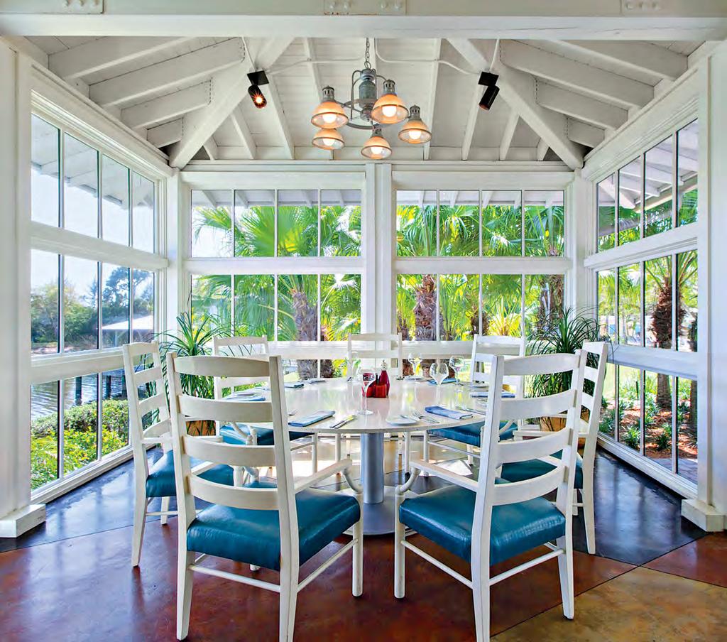 Serving breakfast, lunch and dinner, both indoor seating and patio dining are available. Tarpon Bay Fine dining in a casual, Key West cottage atmosphere.