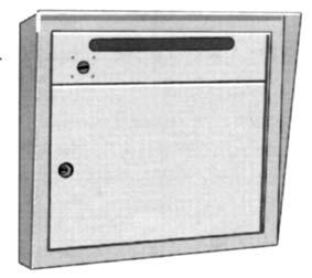 Collection boxes Model 1600-1 & 1600-2 Extruded aluminum door 5/32 (4) thick with aluminum frame and heavy gauge metal compartment. Locks are 5-pin cylinder cam type, 2 keys each, 1000 changes.