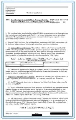 Common OpSpecs Errors and International Fuel Standards, Screen 7 [3_2_7] Template: Free Form OpSpecs errors have been noted during national reviews, including but not limited to: SAO issued without