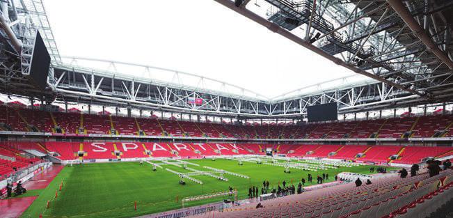 THE WORLD CAPITAL OF FOOTBALL Mr. Colin Smith, a Director of FIFA competitions and events: «Spartak stadium is in very good condition.