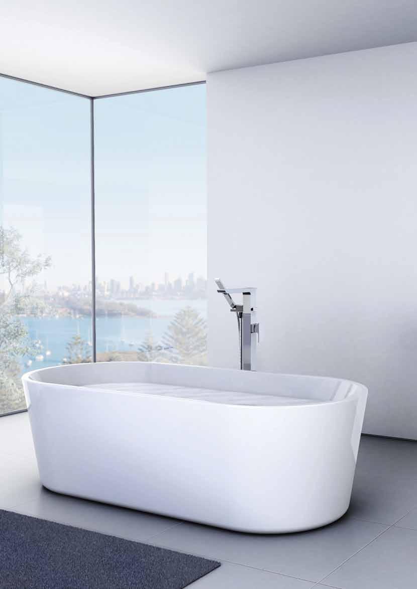 Products featured: Aura 1800 freestanding bath, Dorf Jovian