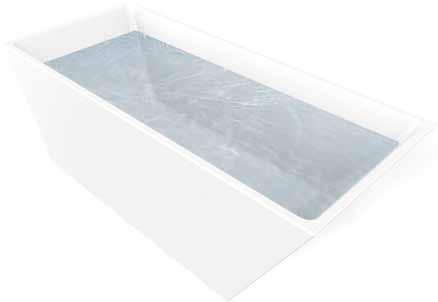 Freestanding Baths Acrylic Aura Freestanding Dimension options 1580mm x 735mm x 560mm deep 1775mm x 805mm x 560mm deep Nothing says luxury like a