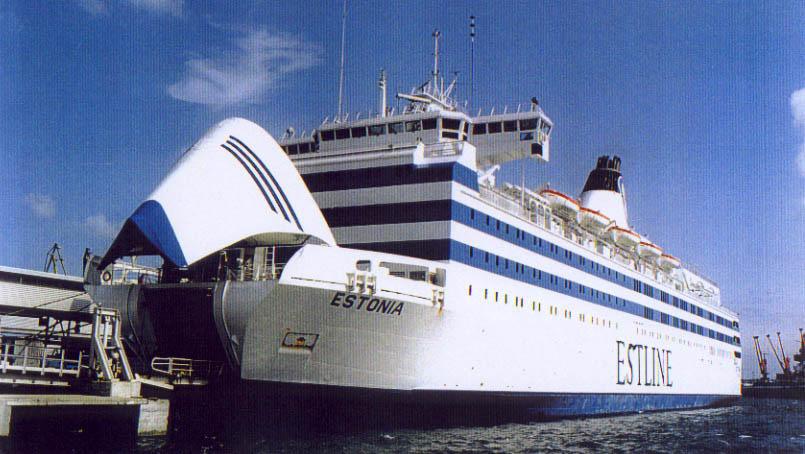 The passenger ferry Estonia was sailing between Tallinn and Stockholm when she sank on 28 September 1994.