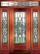 beveled glass panels are available Pre-hung or individually in any configuration shown below.