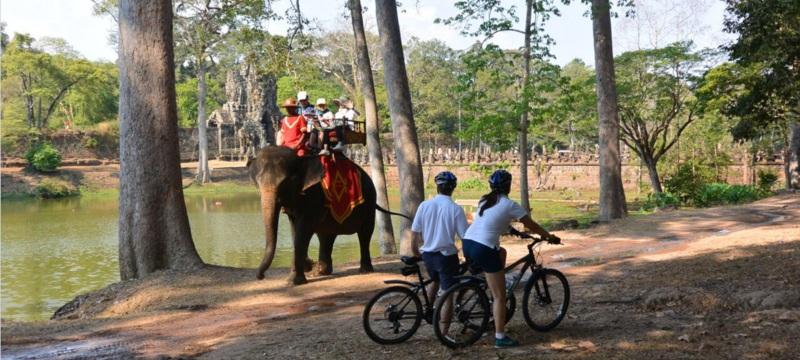 Cycling Angkor Park This is a cool way to see Angkor Historical Park well off the beaten path and away from the crowds.
