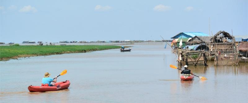 Kayaking The Tonle Sap Tonle Sap Lake is the largest body of freshwater in Southeast Asia and has been key to the area's civilisations' prosperity and demise over millennium.