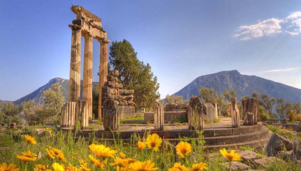 Day 5 Delphi to Kalambaka Spend your morning walking along the Sacred Way lined by the treasuries of the ancient city states to the Temple of Apollo dating back to the 4th century B.C.