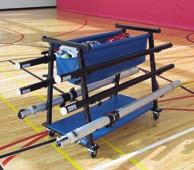 Badminton/Pickleball Game Systems Draper offers a full line of sleeve style badminton systems including options for multi-court and competition systems.