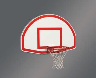 Outdoor Backboards and Goals Fan Aluminum 54 x 35½ Basketball Backboard 503143 White, solid die cast aluminum with reinforcing ribs for