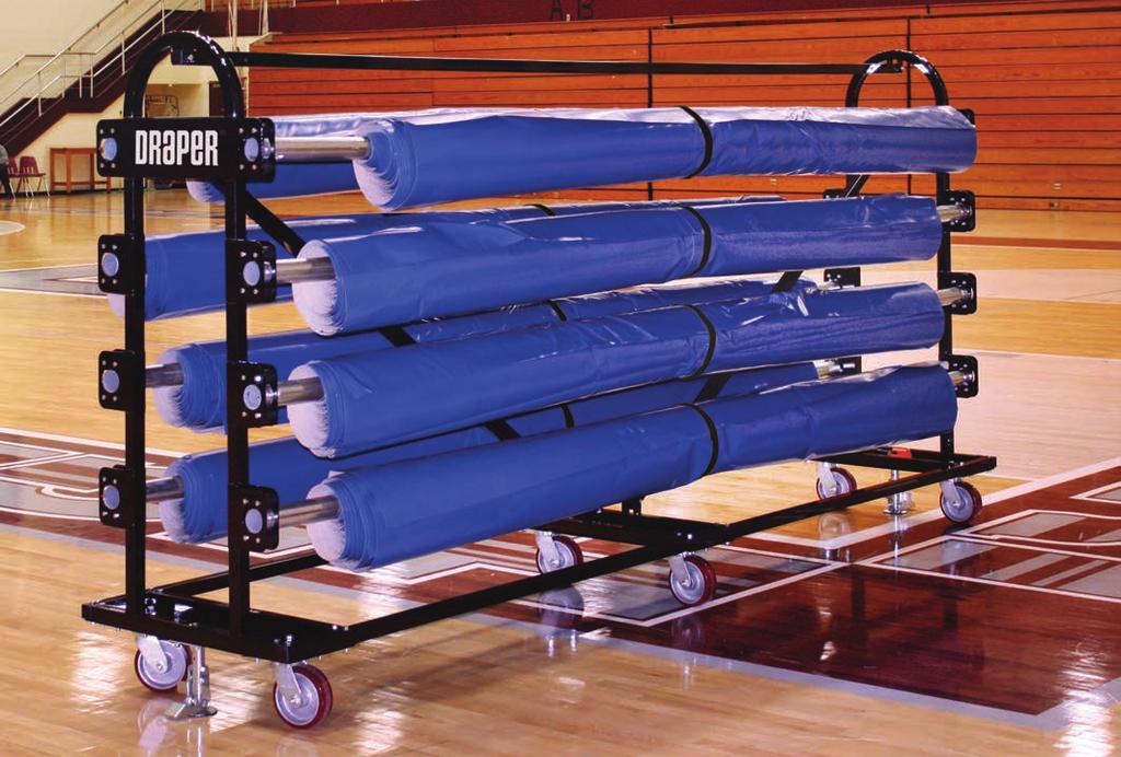 Floor Protection Covers Let Draper help you make better use of your athletic facility while protecting your investment in the gymnasium floor.