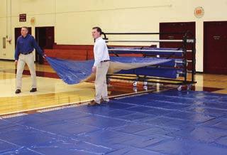 requirements of NFPA 101. Floor protection covers are sold in 10 wide panels and are available in lengths up to 120.