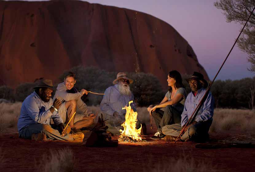 ULURU ABORIGINAL TOURS We invite you and your students to walk along the base, feel the awe and step into the shadows of a library older than time itself.