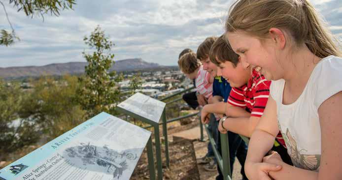 ALICE SPRINGS - LEARNING ADVENTURES The quintessential outback town of Alice Springs, located in the heart of Australia s outback offers an excellent variety of adventurous education excursions that