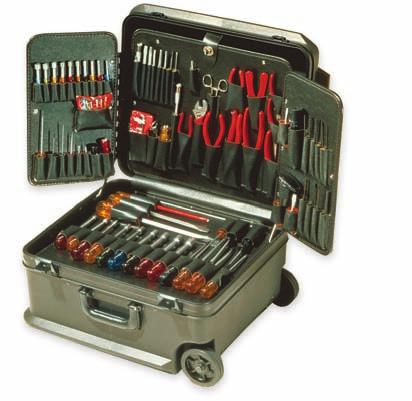 ATTACHÊ TOOL CASES Model TCMB100STW and TCMB100MTW Contains 53 individual hand tools, 31 Series 99 interchangeable screwdriver/nutdriver blades and handles, and 2 specialized screwdriver/nutdriver
