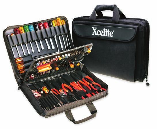 ATTACHÊ TOOL CASES Model TCS100ST Contains 53 individual hand tools, 31 Series 99 interchangeable screwdriver/nutdriver blades and handles, and 2 specialized screwdriver/nutdriver kits (as listed)