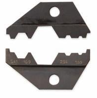 068" hex cavities Precision-machined hardened steel Fits ErgoCrimp and ErgoCrimp Plus tools Cat UPC Shelf No.