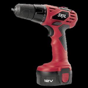 Skil 12 Volt Cordless Drill/Driver Apollo Tools 54 Piece Roadside Tool Kit w/vacuum & Compressor - With enough power for everyday tasks around the home, this 12V cordless drill/driver with 1 battery