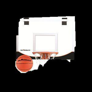 Zume by Escalade Sports Zume Badminton This Silverback Mini Hoop indoor basketball system has the look, durability and function of a professional or hoop has a 23" x 16" clear polycarbonate