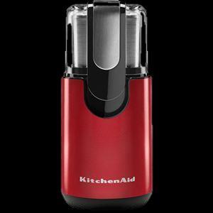 5-Cup Food Chopper in Empire Red KitchenAid's Blade Coffee Grinder, in empire red, features a powerful blade grinding mechanism that consists of a