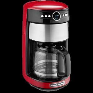 KitchenAid 14-Cup Programmable Coffee Maker with Glass Carafe in Empire Red KitchenAid's 4-Cup Personal Coffee Maker, in empire red, is designed for singles and couples