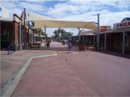 the Port Canal shopping centre was closed for a pedestrian only area between the Coles and Woolworth s sections of the mall Pedestrian access along Church Street immediately west of the