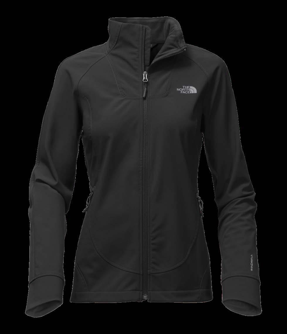 WOMEN S APEX BYDER SOFTSHELL Take in the views from the top and stay warmer in cool, windy conditions with