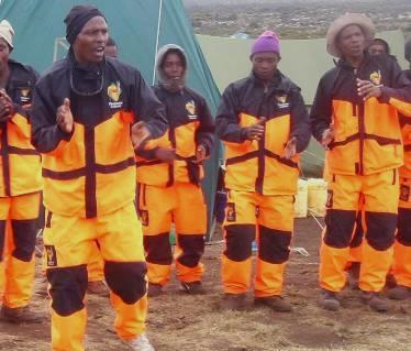 We are the only company on Kilimanjaro providing professional matching outfits for all our porters. It s a tangible and easily recognizable difference which separates us from all other companies.