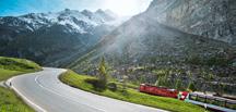 Route highlights. En route from Zermatt to St. Moritz the Glacier Express comprises the following highlights and excursion attractions: Matter Valley.