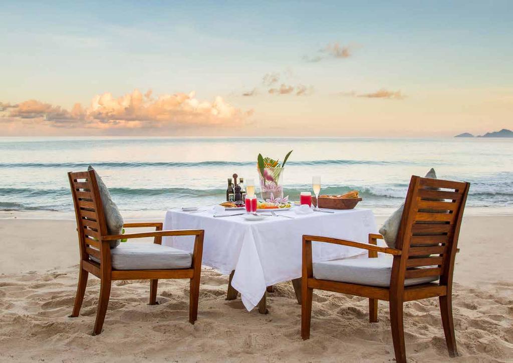 Casual dining experiences close to the ocean can be had at the sunset Pool Bar.