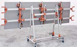 AND DOUBLE EASY MOVE ADV WITH CROSSBARS WITH VACUUM SUCTION CUPS EASY MOVE ADV AND DOUBLE EASY MOVE ADV WITH CROSSBARS WITH DOUBLE SUCTION CUPS ACCESSORIES FOR EASY-MOVE ADV MODULAR TROLLEY AND WORK