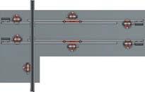 DOUBLE EASY-MOVE ADV W/CROSSBARS W/VACUUM SUCTION CUPS W/VACUUM GAUGE: ADJUSTABLE EXTENSION DEVICE FOR HANDLING LARGE FORMAT SLABS UP TO 320 cm (10.