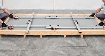 Designed for easily pulling the slabs up from the crates/pallets and for smoothly and safely For