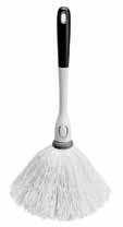 Microfiber Hand Duster Durable, washable microfiber traps and holds dust without the use of cleaning chemicals 12" Duster head is sized to clean large surfaces Slim profile for easy maneuvering in or