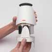 chopped ingredients Wiper prevents food from accumulating on cup walls and blade Soft,