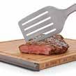 Grilling Tongs Durable, rust-resistant, stainless steel construction Scalloped heads angled to easily pick up large cuts
