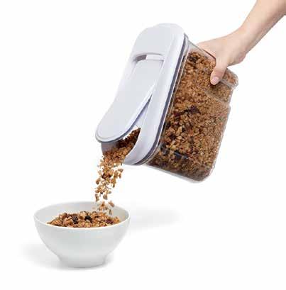 POP Cereal Dispensers Two airtight silicone seals