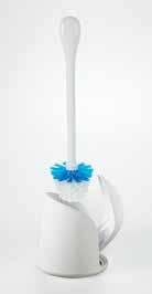 conceals Brush or Plunger when not in use 227 BATH Compact Toilet Brush & Canister Oval-shaped handle ensures a