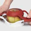 pears quickly and safely Flexible cover fully ejects sliced fruit and